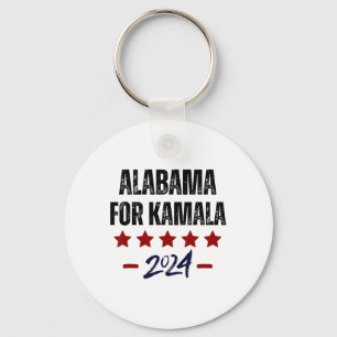 Alabama For Kamala 2024 Dnc Kamala Harris Supporte Key Ring