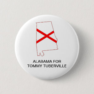 ALABAMA for TOMMY TUBERVILLE GOVERNOR Button