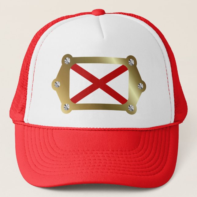 Alabama framed Flag Hat (Front)