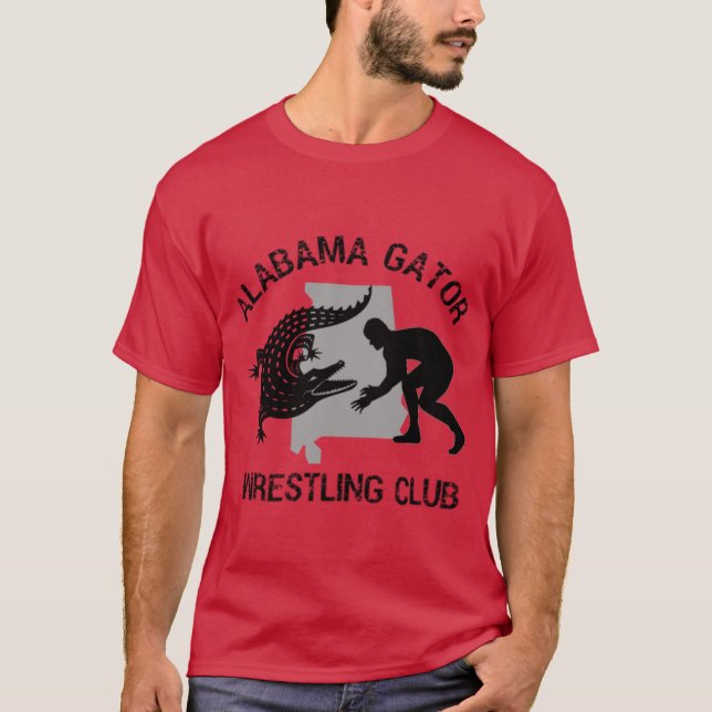 Alabama Gator Wrestling Club T-Shirt (Front)