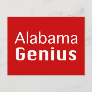 Alabama Genius Gifts Postcard