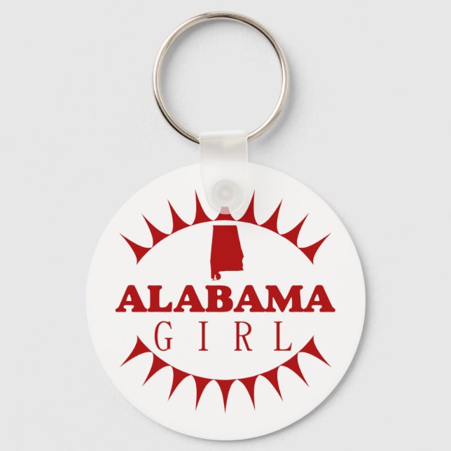 Alabama Girl Keychain (Front)