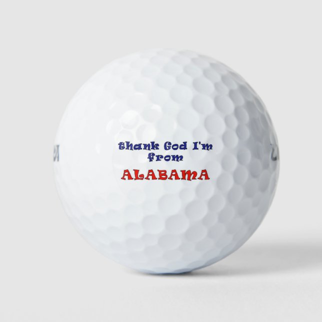 Alabama Golf Balls (Front)