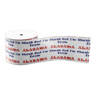 Alabama Grosgrain Ribbon