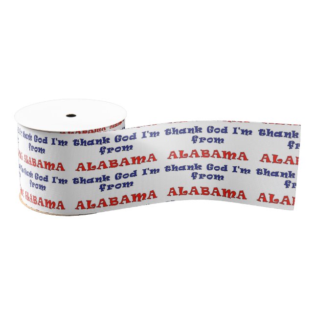 Alabama Grosgrain Ribbon (Spool)