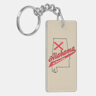 Alabama Heart of Dixie Key Ring
