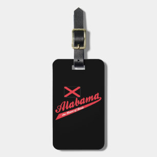Alabama Heart of Dixie Luggage Tag