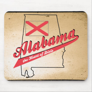 Alabama Heart of Dixie Mouse Mat