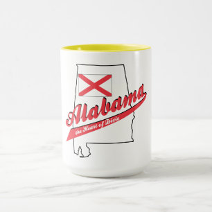 Alabama Heart of Dixie Mug