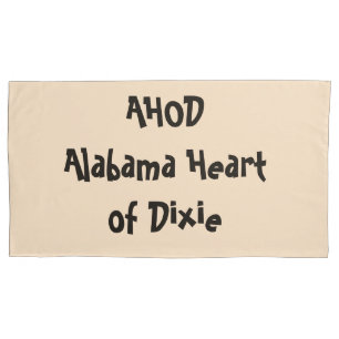 Alabama Heart of Dixie Pillowcase