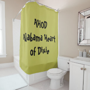 Alabama Heart of Dixie Shower Curtain