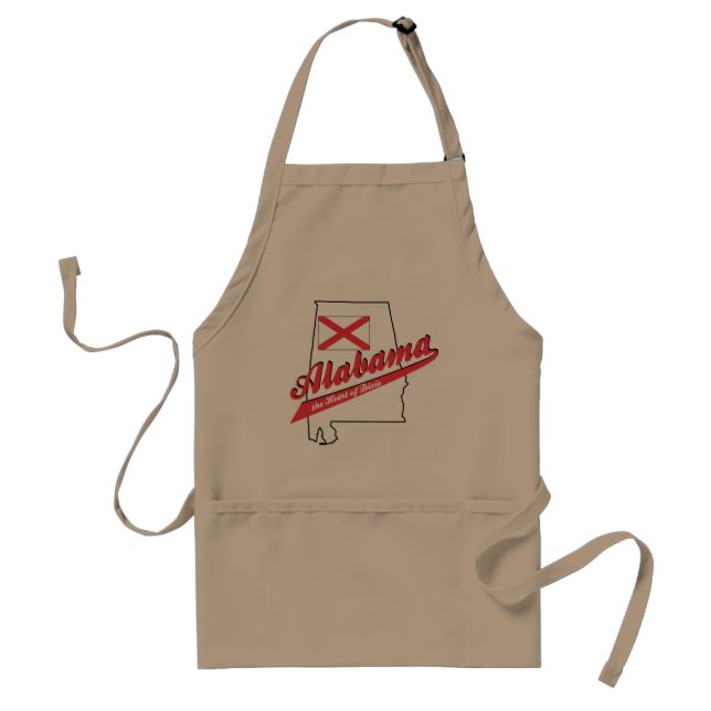 Alabama Heart of Dixie! Standard Apron (Front)