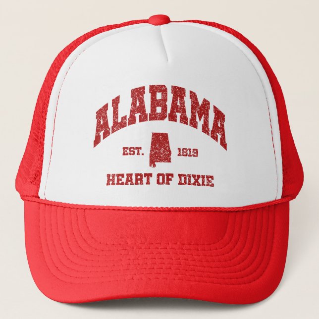 Alabama,Heart of Dixie Trucker Hat (Front)