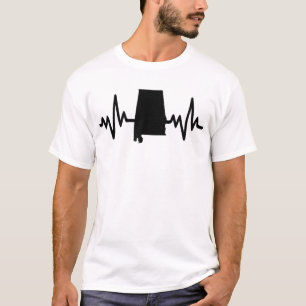 alabama heartbeat design unisex T-Shirt