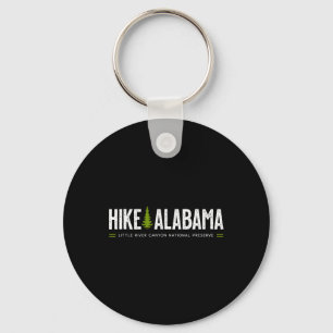 Alabama Hike Little River Canyon Tree Retro Graphi Key Ring