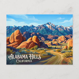 Alabama Hills California Postcard