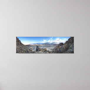 Alabama Hills Panorama - Owens Valley - Sierra Canvas Print