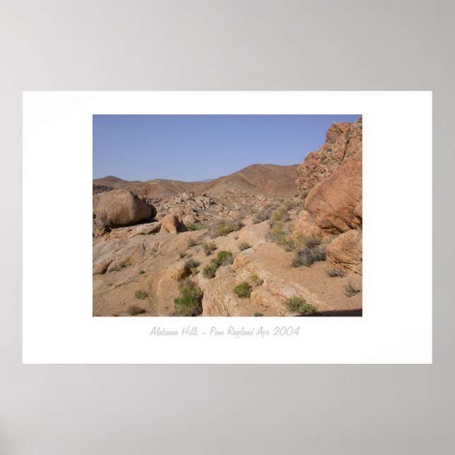 Alabama Hills Poster (Front)
