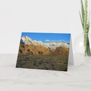 Alabama Hills - Sierra Nevada Greeting Card