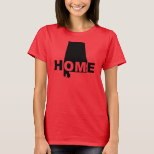 Alabama Home Away From State T-Shirt Tees