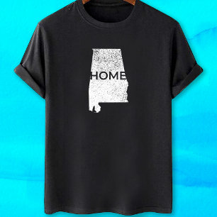 Alabama Home Map T-Shirt