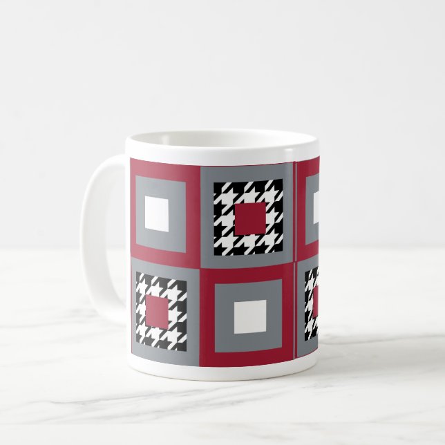 Alabama Houndstooth  Coffee Mug (Front Left)