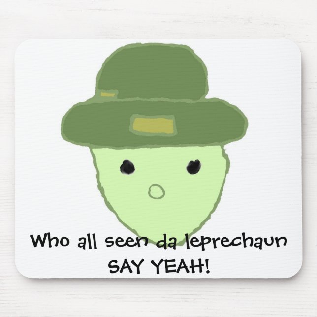 Alabama Leprechaun Mouse Mat (Front)