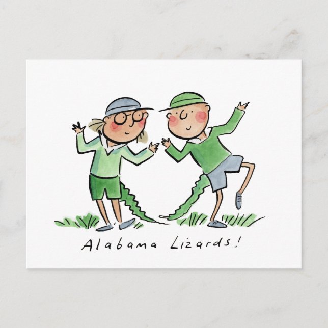 Alabama Lizards Postcard (Front)