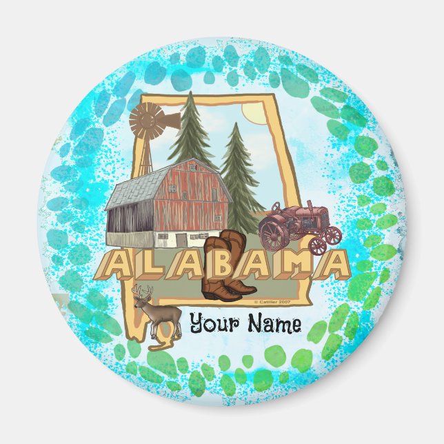 Alabama  magnet (Front)