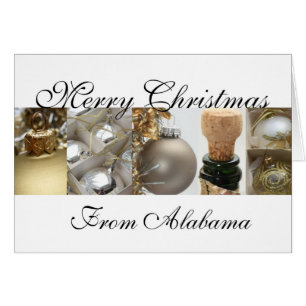 Alabama Merry Christmas Collage Card