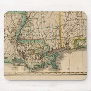 Alabama, Mississippi, Louisiana Mouse Mat