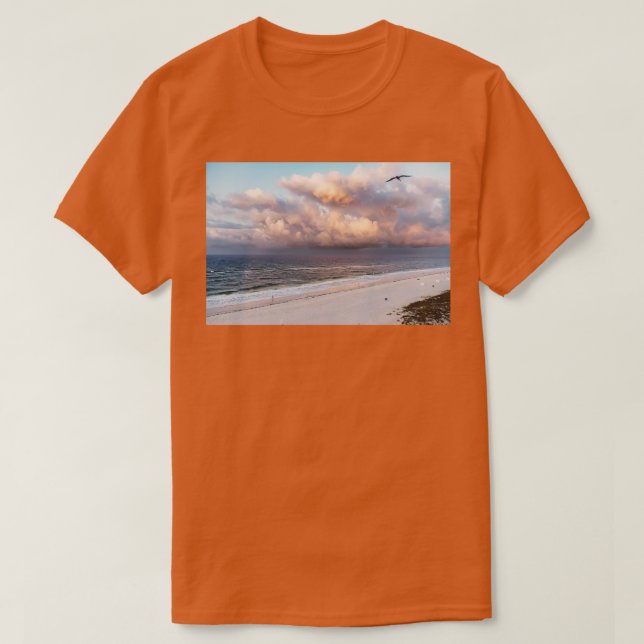 Alabama Morning Beach View TShirt (Design Front)