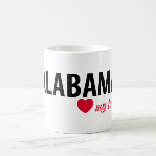 Alabama my love coffee mug