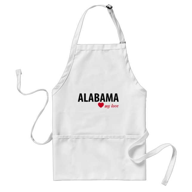 Alabama my love standard apron (Front)