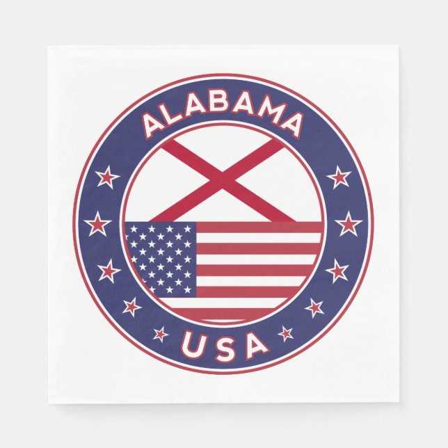 Alabama Napkin (Front)