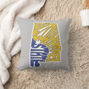 Alabama Nickname Word Art Cushion