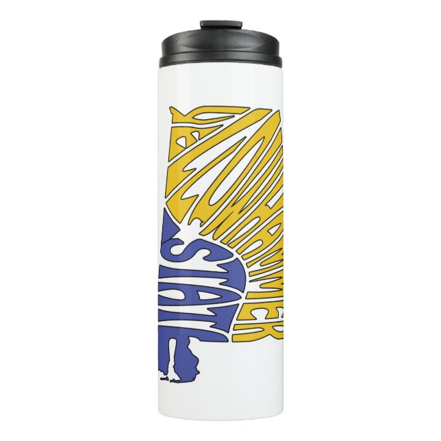 Alabama Nickname Word Art Thermal Tumbler (Front)