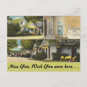 Alabama, Olssen's Tourist Court Postcard