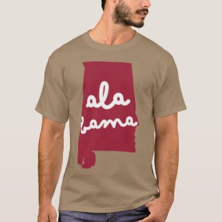 Alabama Outline Script T-Shirt