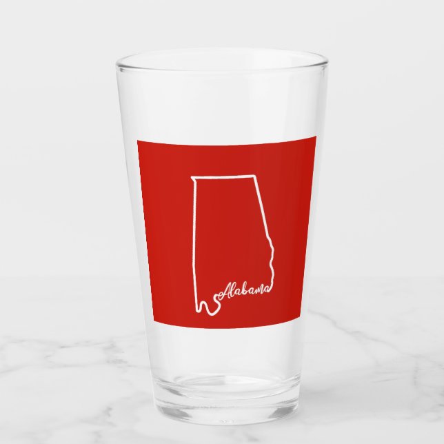 Alabama Pint Glass (Front)