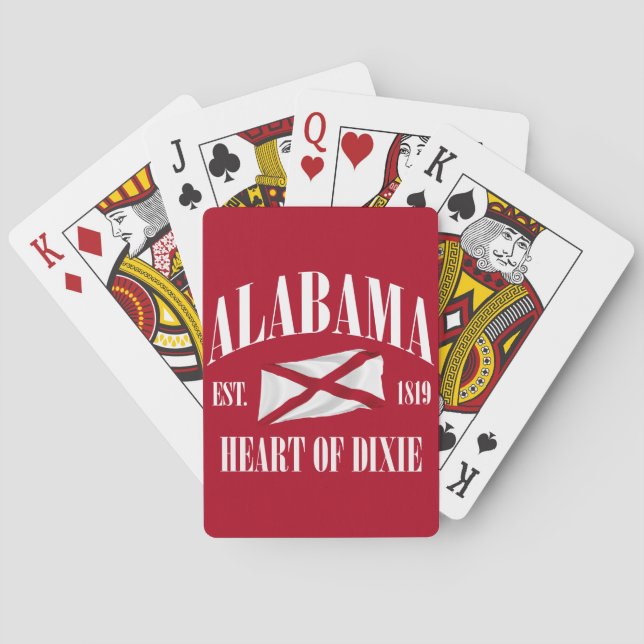 Alabama Playing Cards (Back)