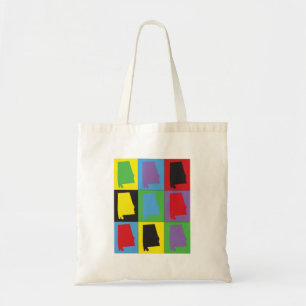 Alabama Pop Art  Tote Bag