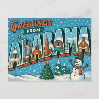 ALABAMA Postcard