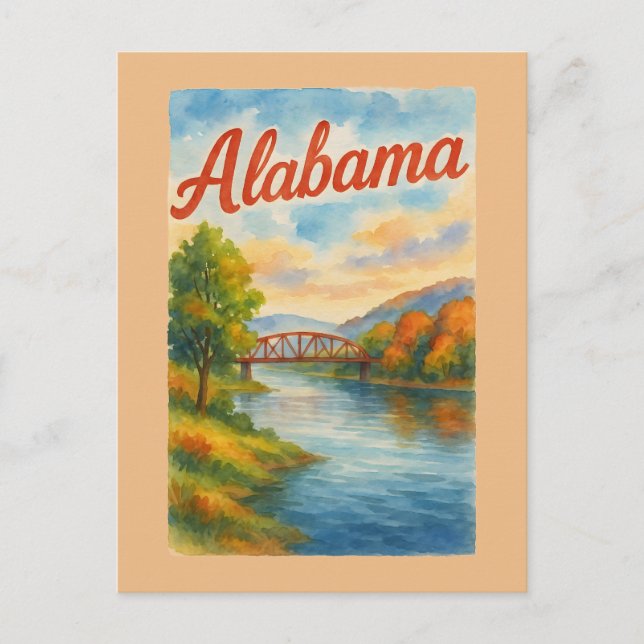 Alabama Postcard (Front)