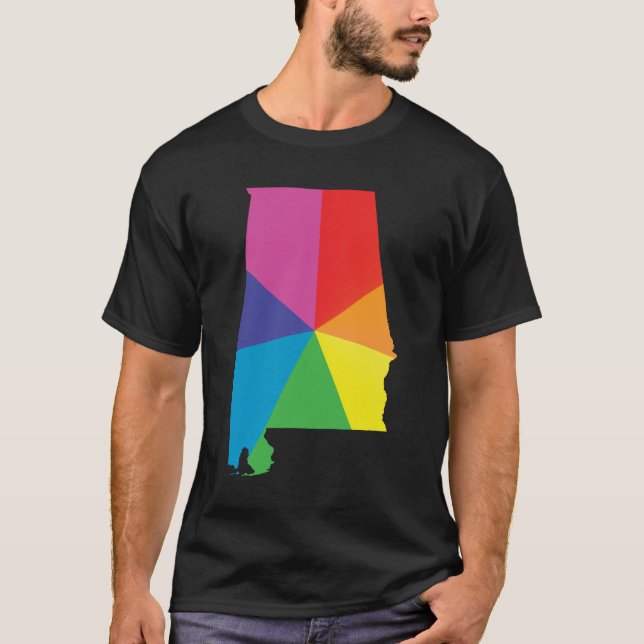 alabama pride. angled. T-Shirt (Front)