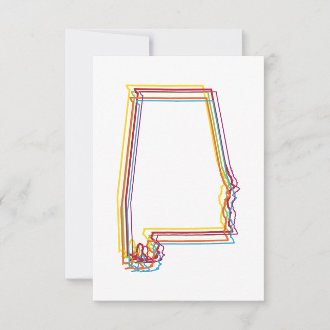alabama pride blur invitation (Front)
