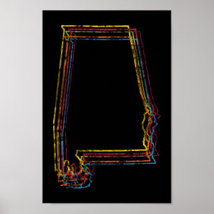 alabama pride blur poster