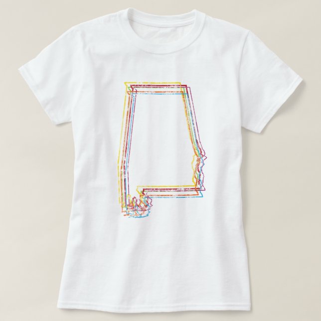 alabama pride blur T-Shirt (Design Front)