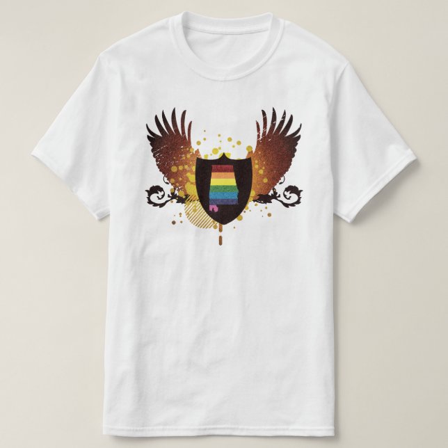 alabama pride crest T-Shirt (Design Front)
