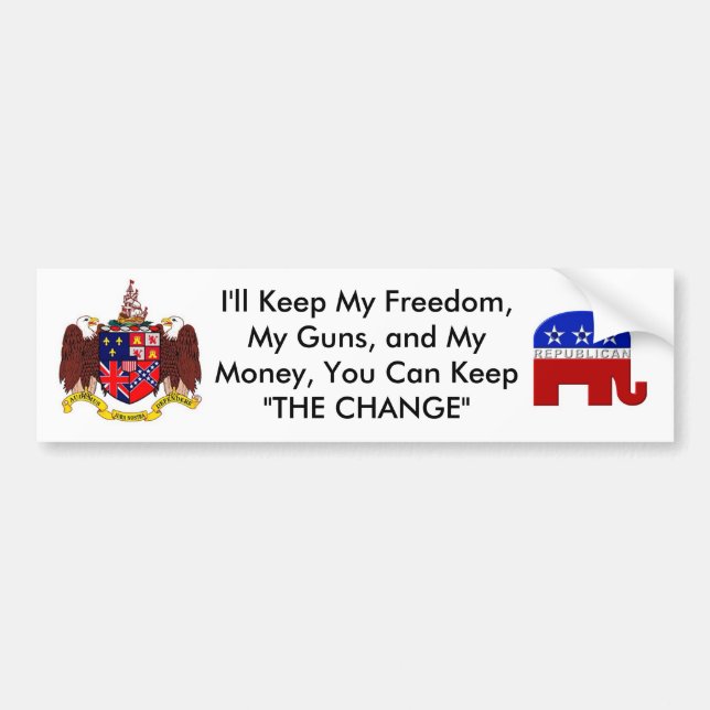 Alabama Republican Bumper Sticker (Front)